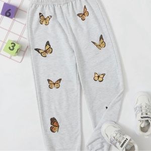 Shein Butterfly Sweatpants Joggers